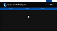 Desktop Screenshot of hocoarts.org